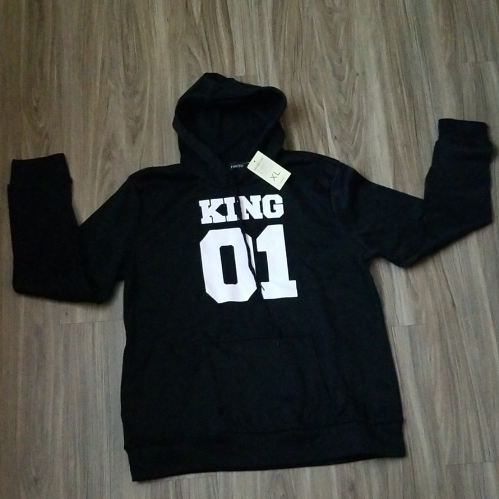 Mens Black Hoodie